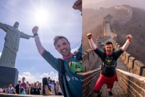 Um britânico visitou as Sete Maravilhas do Mundo em 7 dias