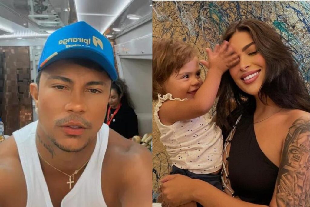 Xamã se pronunciou nas redes sociais após ser acusado de pai ausente pela mãe de sua filha, Renata Gutierrez