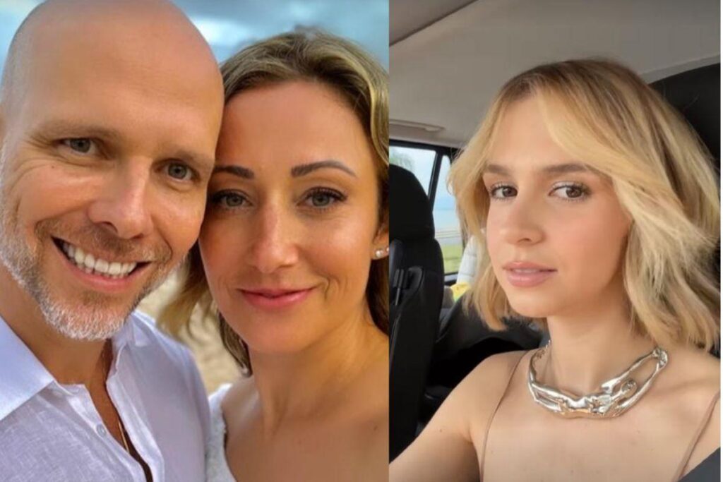 Isa Scherer posta fotos do casamento do pai