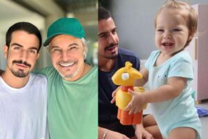Edson Celulari posta nova foto com filho