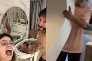 Filha de Viih Tube completa 1 mês