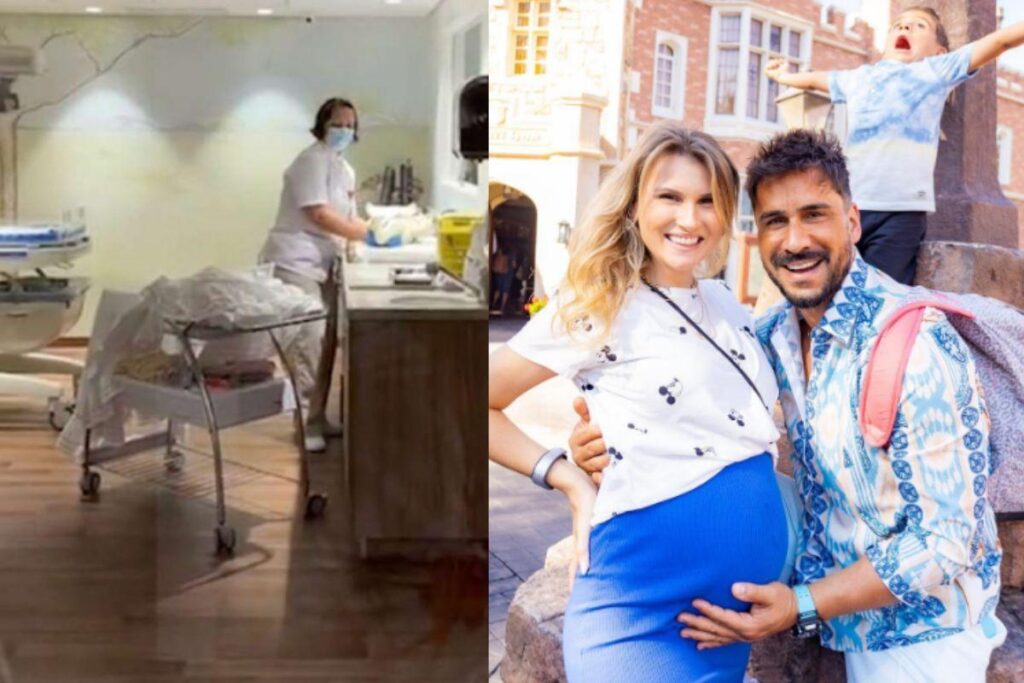 A menina nasceu nesta terça-feira, 09 de maio