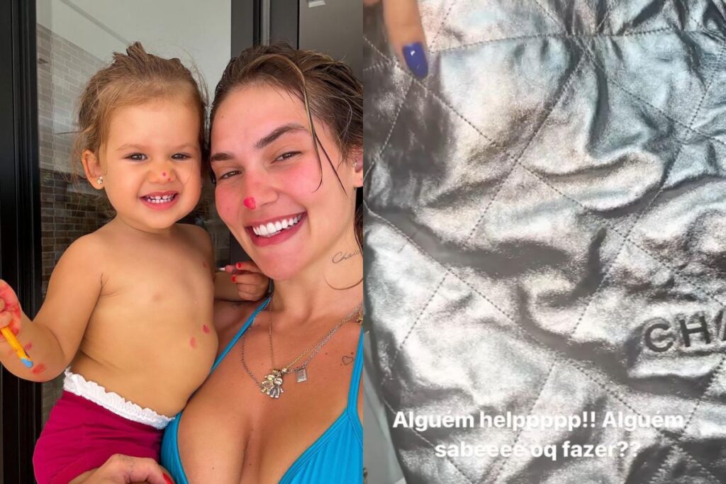 Virginia ao lado das filhas