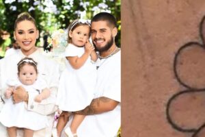 Zé Felipe faz tatuagem inusitada em homenagem às filhas