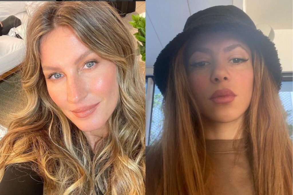 Shakira com os filhos