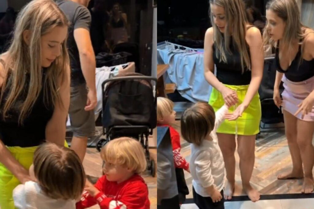 As crianças confundiram as mães