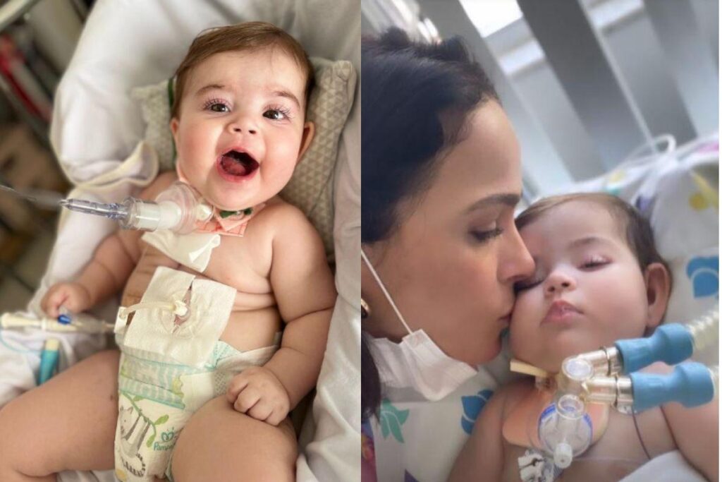 Leticia Cazarré fala sobre o mais recente procedimento cardíaco realizado pela filha