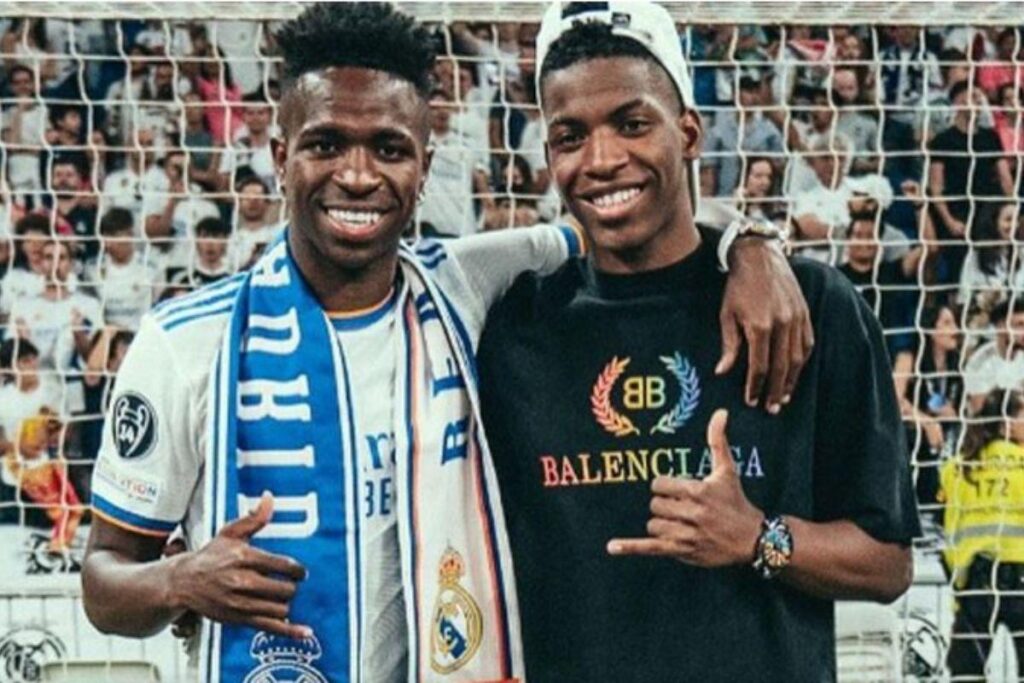 Irmão do Vini Jr fez uma declaração para ele