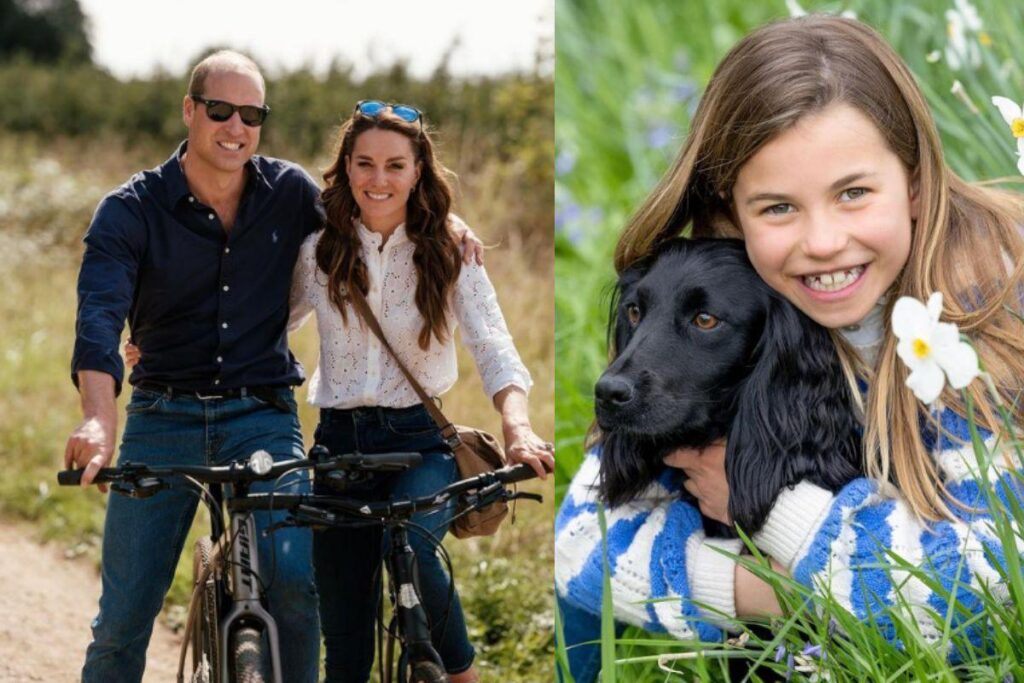 Kate e William com os filhos