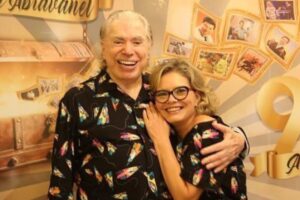 Cintia Abravanel e Silvio Santos