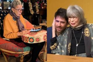 Rita Lee, o marido e os filhos, João, Beto e Antônio