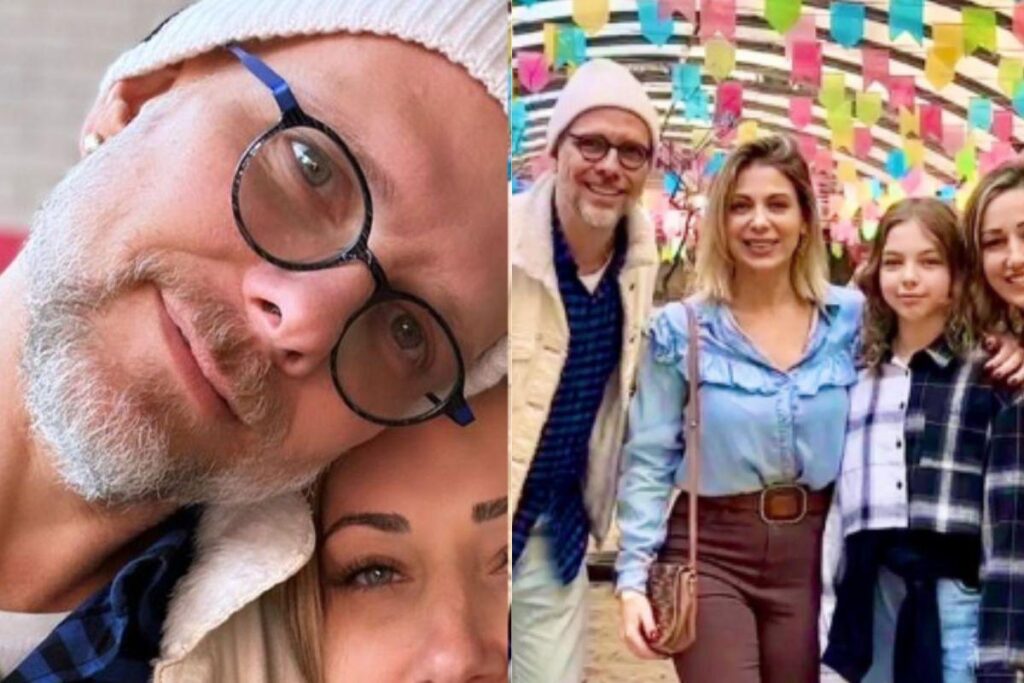 Xuxa curtiu a festa junina ao lado da família