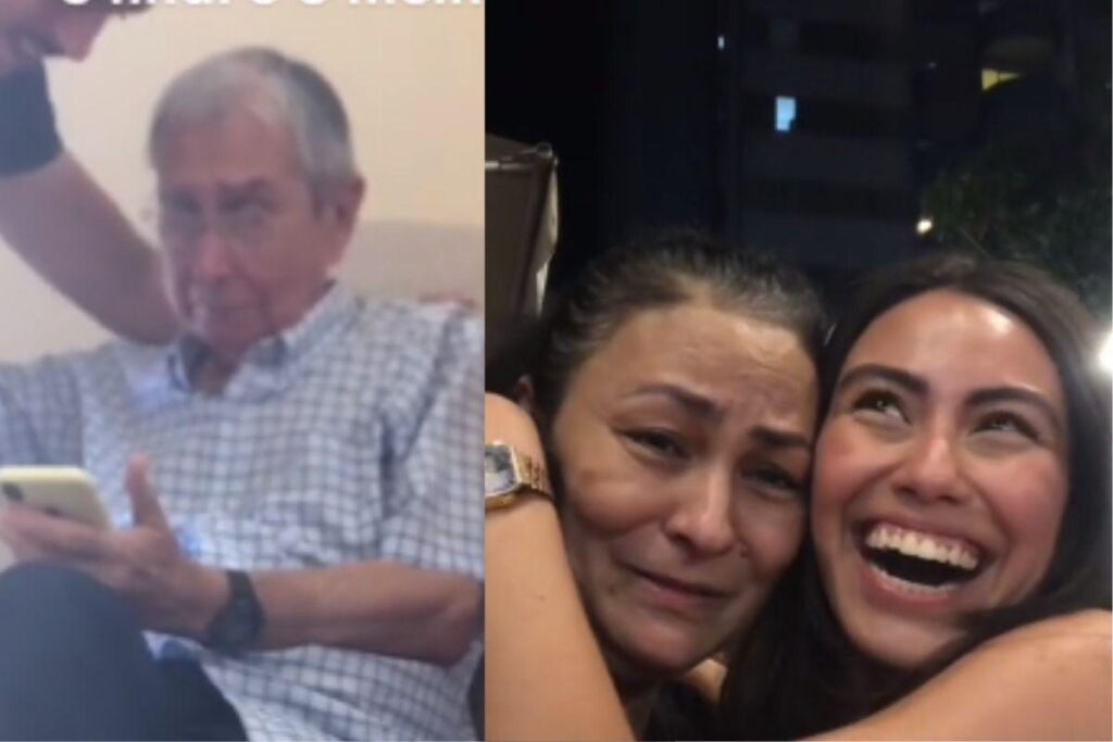 Casal faz surpresa para anunciar gravidez para família e mostram as reações