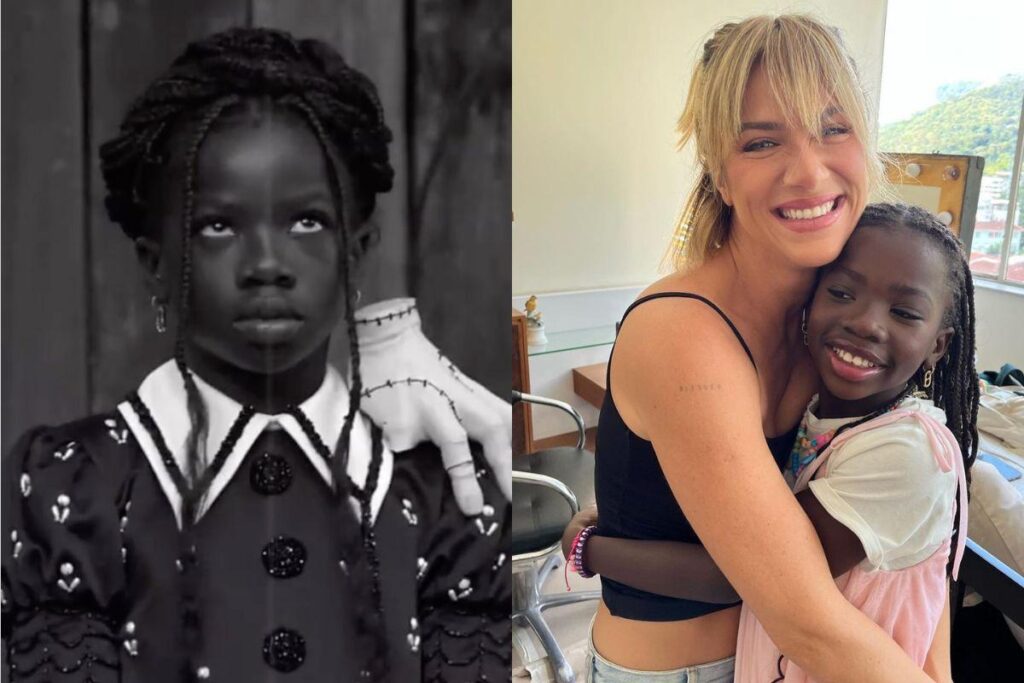 Giovanna Ewbank e Bruno com os filhos