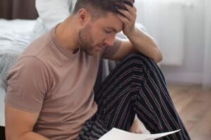 A mulher ficou surpresa ao ver o resultado