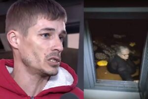 Cristian filmou o momento para pedir socorro