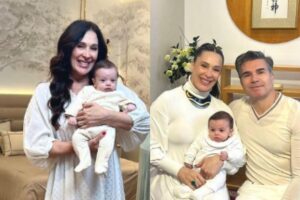 A atriz compartilhou o primeiro contato do filho com a Igreja Messiânica