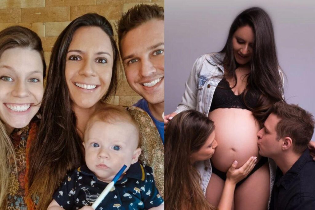 Trisal de Londrina anuncia chega do segundo filho