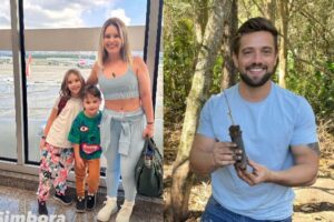 O ex-casal tem 2 filhos