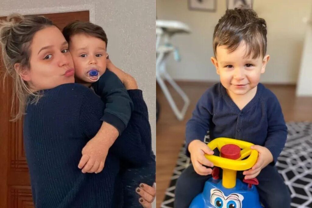 A mãe lamentou a morte do filho