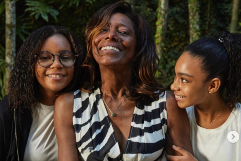 Glória Maria e filha