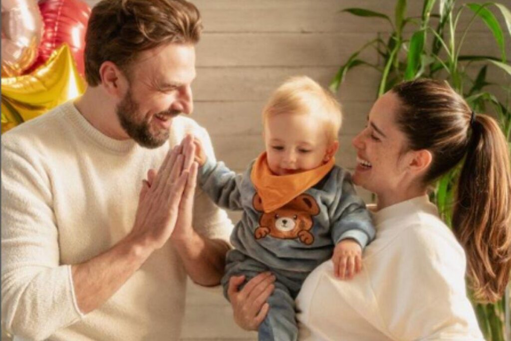 Fernanda Vasconcellos com a família