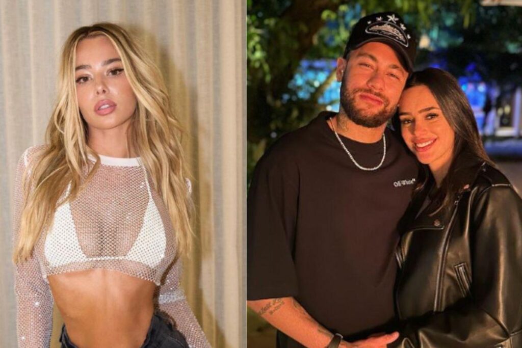 Neymar e Bruna Biancardi fazem chá revelação