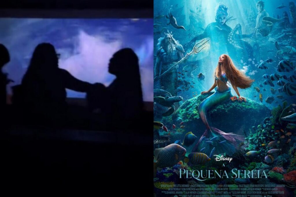 Pais brigam na sala de cinema durante sessão cheia de crianças do filme “A Pequena Sereia”