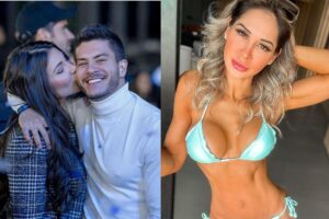 Arthur Aguiar e a nova namorada, Jheny Santucci