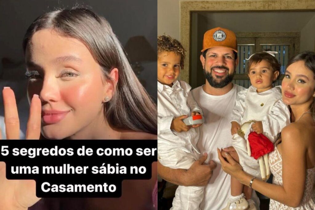 Biah Rodrigues publicou um vídeo dando dicas para ser uma mulher sábia no casamento