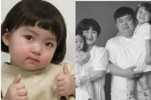 Bebê coreana viraliza com expressões e vira figurinhas na internet