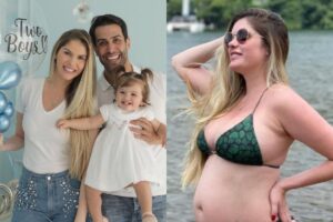 Monique compartilha fotos de Ayla quando a visita em suas redes sociais