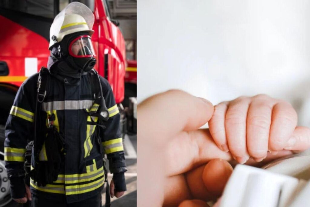 Mãe com a bebê na UTI