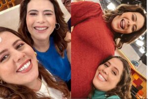 Encontro entre Tati Machado e Michelle Loreto