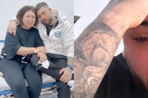 Kevinho apareceu ao lado da mãe