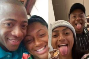 A família de Kerolin se reuniu para comemorar a conquista da jogadora