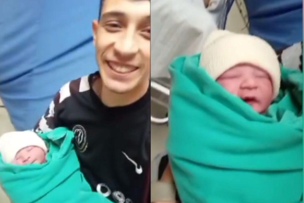 Bebê nasce no elevador de hospital