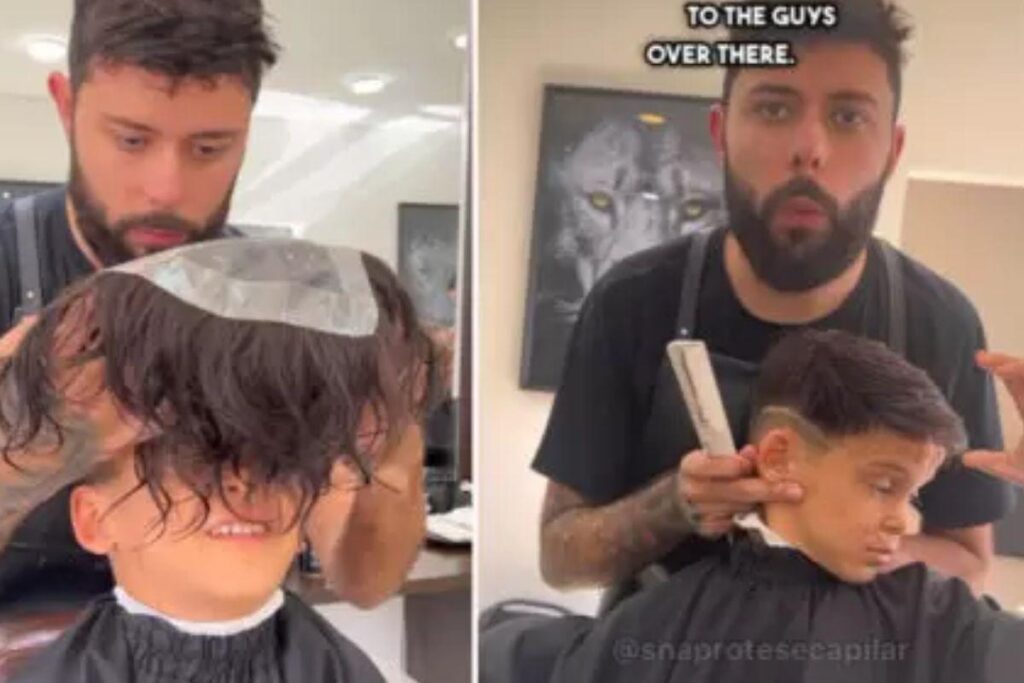 O menino conseguiu ganhar a prótese de forma totalmente gratuita