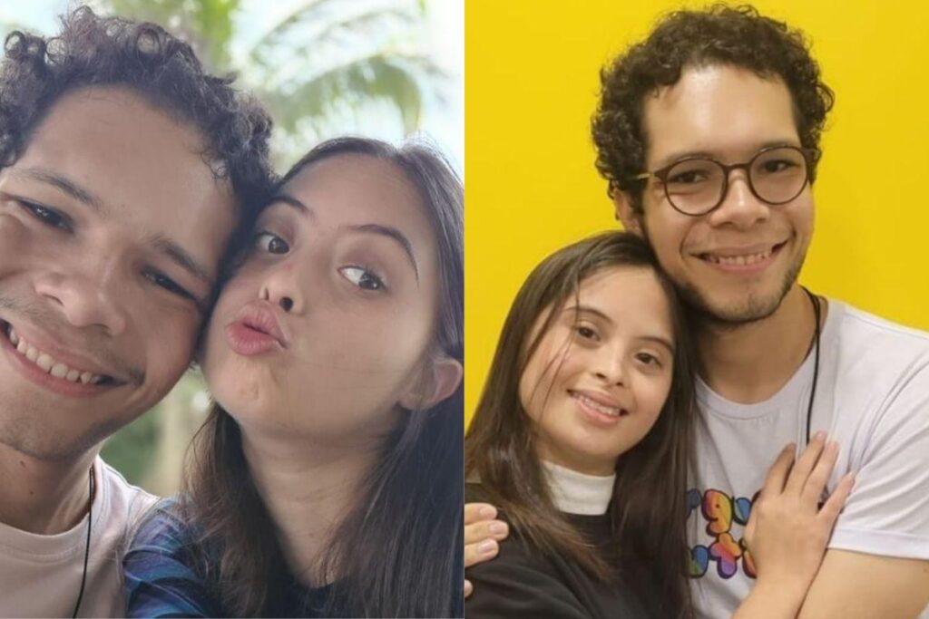 Nas redes sociais, Laura e Lucas postam fotos do cotidiano