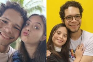 Nas redes sociais, Laura e Lucas postam fotos do cotidiano