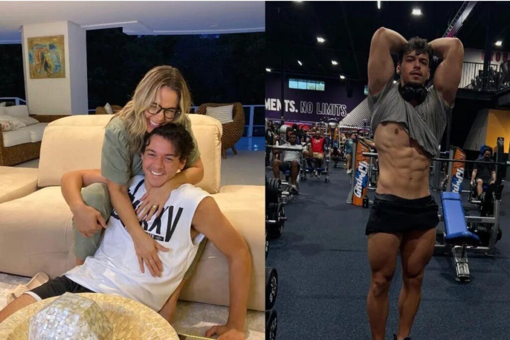 Carla Perez fala sobre treino do filho