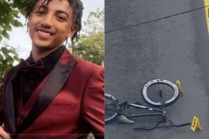 Após o acidente, o motorista do veículo fugiu sem prestar socorro