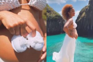 Jeniffer Nascimento está gravida do primeiro filho