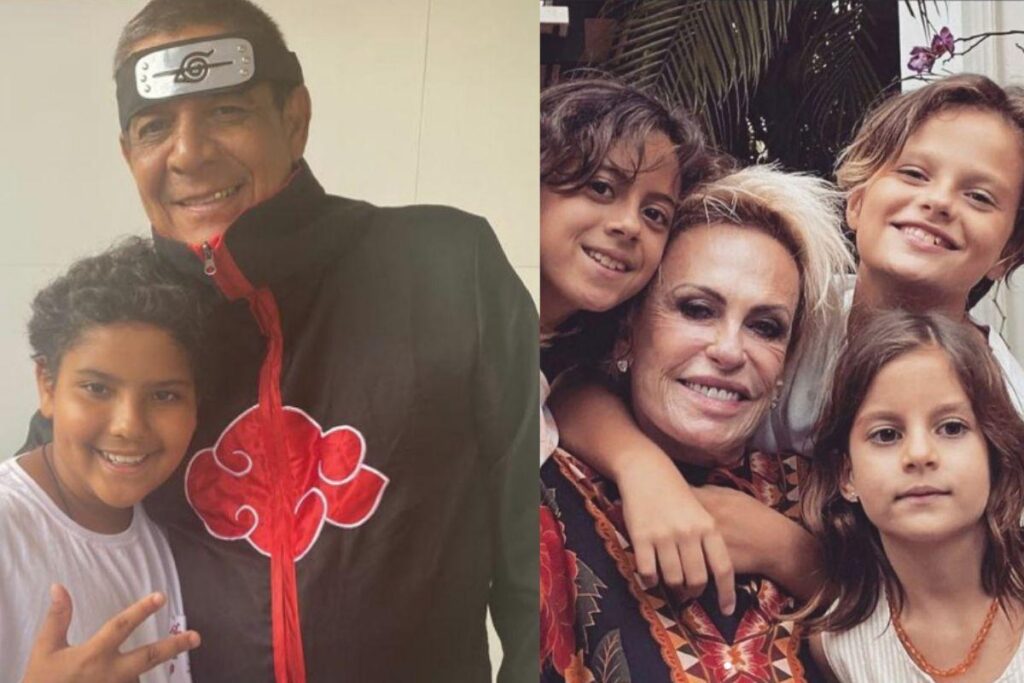 Zeca é um avô apaixonado pelos netos, tanto que escreveu uma música quando o primeiro nasceu