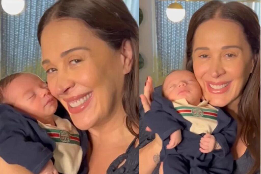 Claudia Raia e família