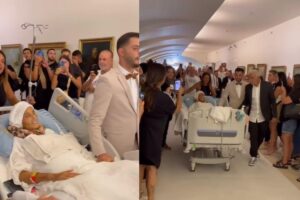 Noivos se casam em hospital