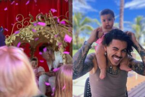 Tays Reis e Biel comemoram primeiro aniversário da filha