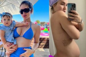 Zé Felipe e Virginia com as filhas