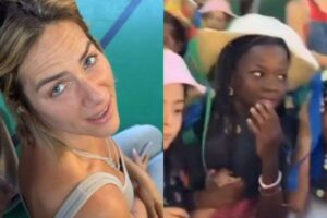 Titi durante apresentação