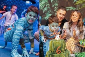 A família resolveu fazer a festa com um tema criativo